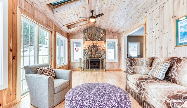 Gore Mountain Retreat: Deck & Game Room