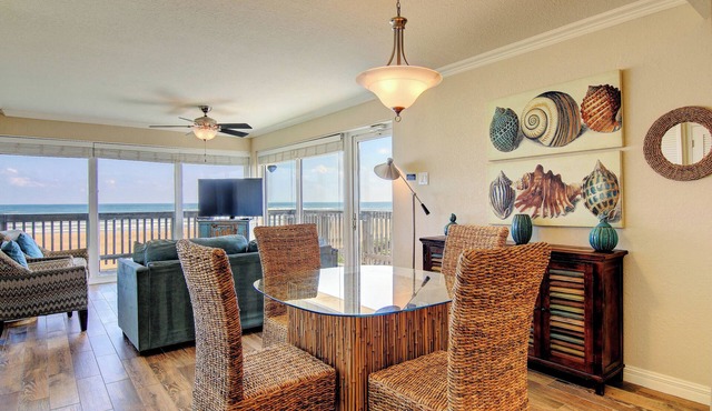 Gulfstream Condos Unit 218 | Beachfront Corner Unit | Amazing View