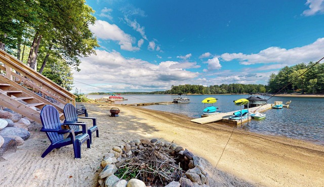 Hot Tub + Deck: Waterfront Home on Sacandaga Lake