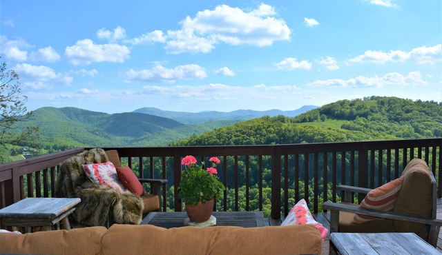 I stood on the deck in complete awe of the view. tears streaming down my face.