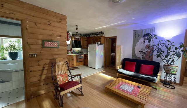 Japanese jacuzzi suite surrounded by state forest! 11 miles south of Ithaca