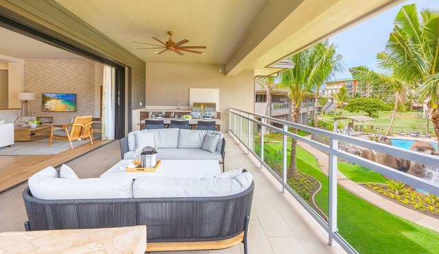 KLVR welcomes you to Honua Kai Luana upper level 5C Oceanfront Resort, POOL view