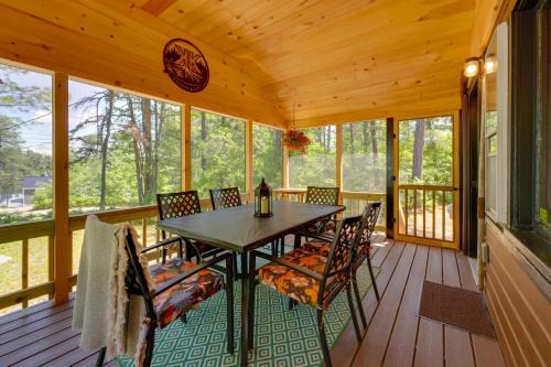 'Knotty Kabin' Rustic Waterboro Cabin By Lake
