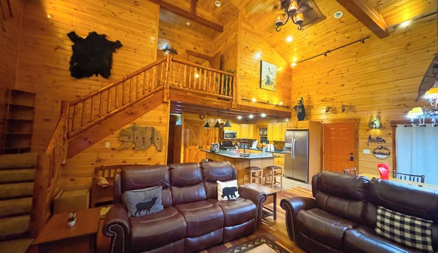 Lake George Cabin Retreat - Firepit, Games, Minutes from Lake & Village!