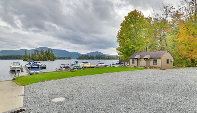 Lake George Waterfront Cabin w/On-Site Marina!