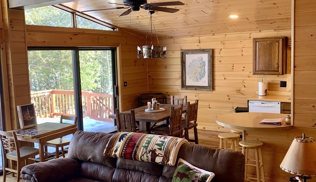 Lakefront Cabin - steps from Adirondack Lake! Walk to Town