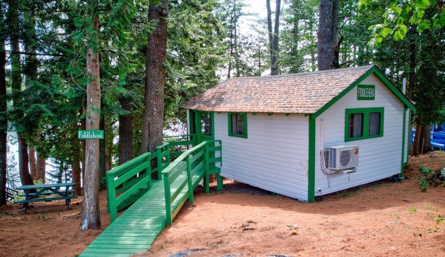 Lakefront Fiddlehead Tiny Cabin @ Getogether Stays