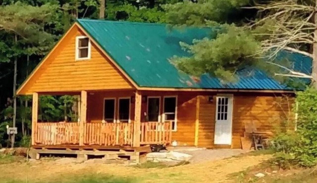 Located in the Finger Lakes a cabin in the country w/trails & fishing