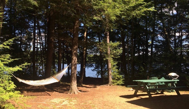 Log Cabin on Pristine Quiet Maine Pond
