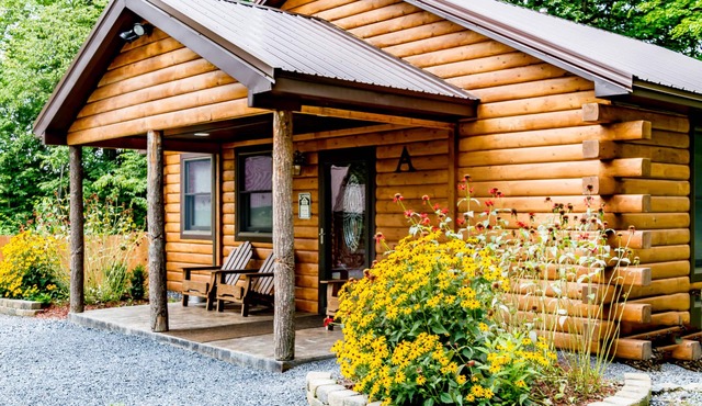 Log Cabin Retreat, Cayuga Wine Trail, Dogs Welcome, Open Year-round