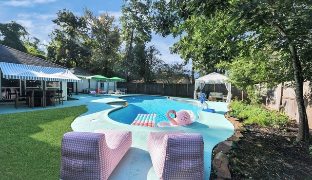 Modern Boho Oasis | Pool/Spa/Cabana + Arcade+Games
