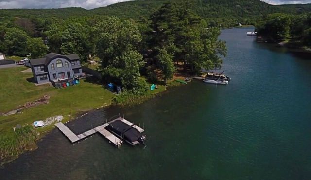 Northern Lake George Waterfront. Private Docks