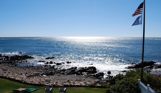 Oceanfront Estate with Private Heated Pool, Tennis Court and Direct Beach Access