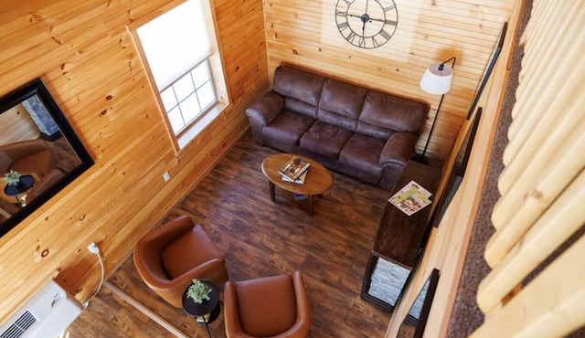 Outdoor Basecamp Log Cabin White Mountains
