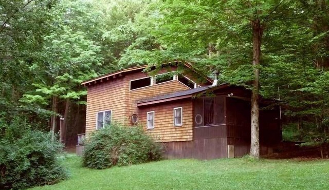 PA Wilds Mtn Cabin, 8 pvt acres in state forest, near Elk Herd & 2 State Parks