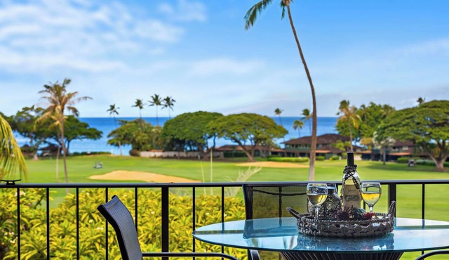 Panoramic Corner Ocean & Kaanapali Golf Views 1BR