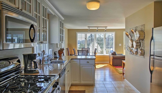 Peaceful Waterfront Apt w/Deck, 22 Mi to Portland