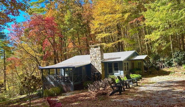 🐻 Perched atop Sky Ranch Lane 🐻 Morning coffee with mountain views 🐻 Walk to Bucks Coffee & downtown Cashiers 🐻 Modern comforts, mountain pace 🐻 Nap on the screen-in porch swing 🐻 Cozy nights by the fire-pit 🐻 Trails and wate