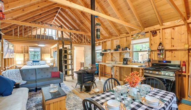 Riverfront Greenbush Studio w/Porch & Views!