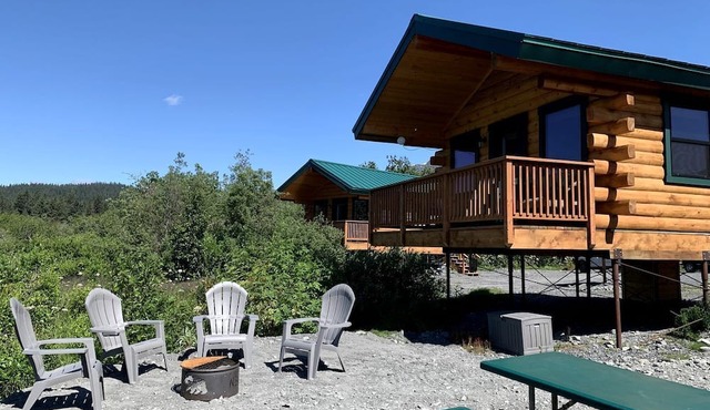 Scenic Creekside Escape with Deck, Fire Ring & Wildlife Views in Seward, Alaska