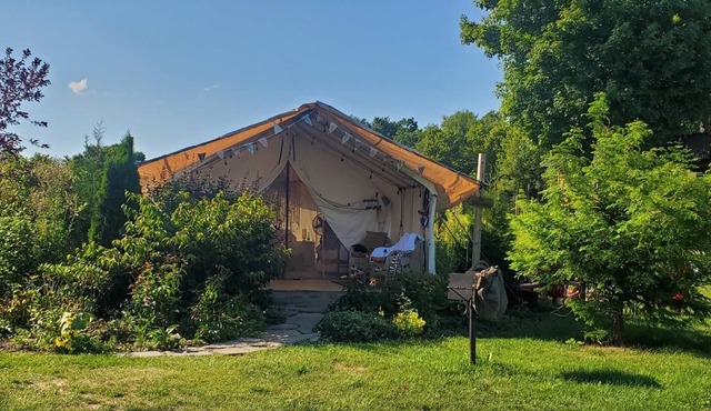 Scottland Yard Farm's Honey Suckle Family Glamping Tent