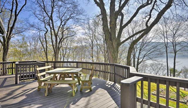 Skaneateles Lake Home: Water Views & Private Beach