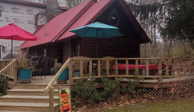 Small Log Cabin in the woods in Oxford, NY