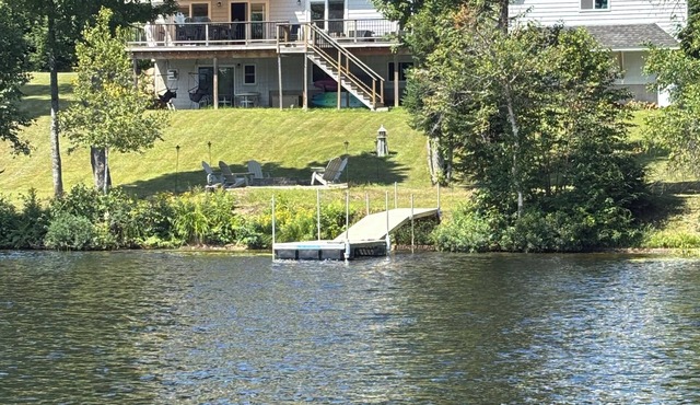 Spacious 5-bedroom lake house on Akers Pond in Errol