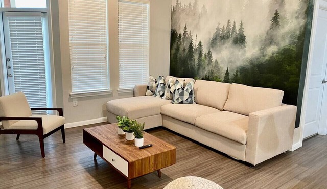 Spring Modern 2B2B king Fully equipped Long term
