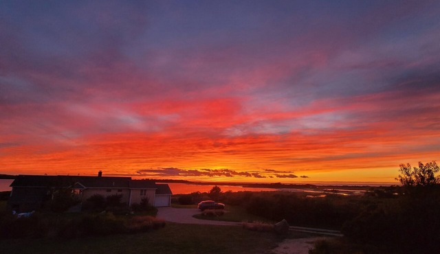 Stunning Sunsets with beach access! Now with air conditioning downstairs.