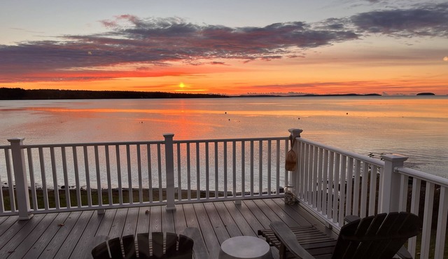 Stunning views of Acadia and Frenchman Bay in Oceanfront luxury!