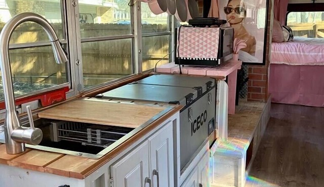 The Basic B: School Bus Tiny Home! in Helotes