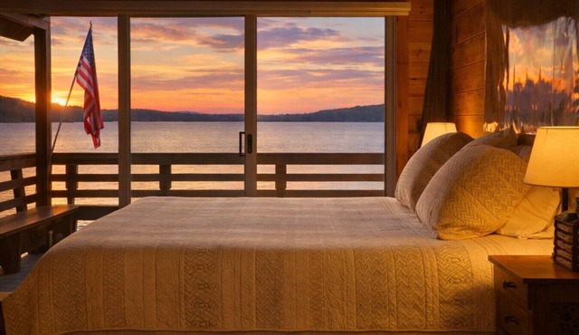 The Boathouse-* Waterfront*Dock*Pet Friendly*Mountain Views