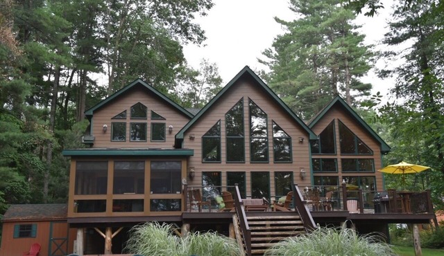 The perfect escape from reality .on quiet Cleverdale Road in Lake George