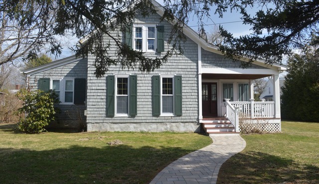 Three bedrooms, two baths. Walk to beach, shops, and restaurants.