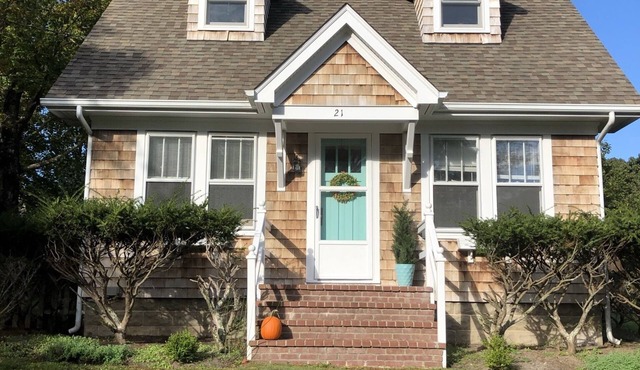 Totally restored charming Sunny Hamptons home with heated salt water pool.
