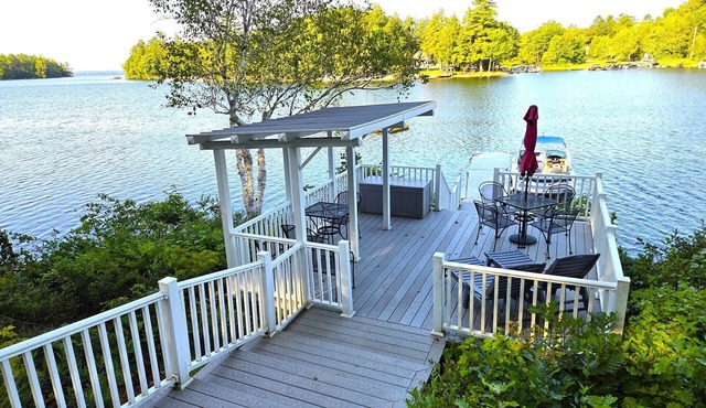 Tranquil, Serene Sebago Lakefront House on 2 Wooded Acres - 300ft Waterfront!