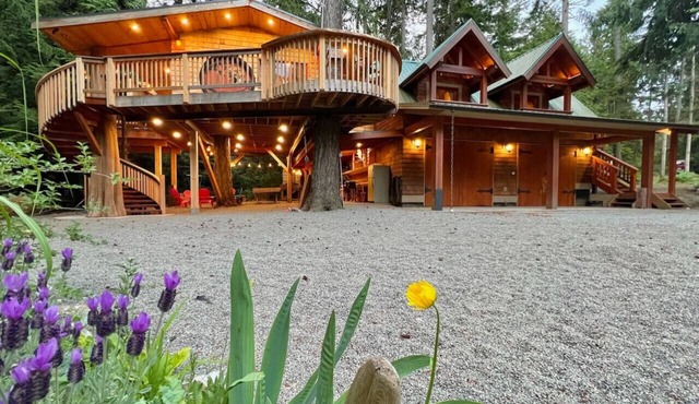 Treehouse for 10 with Expansive Outdoor Living Space