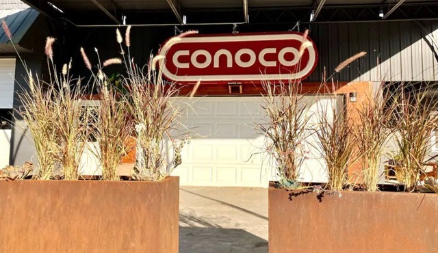 Unique stay in a vintage gas station