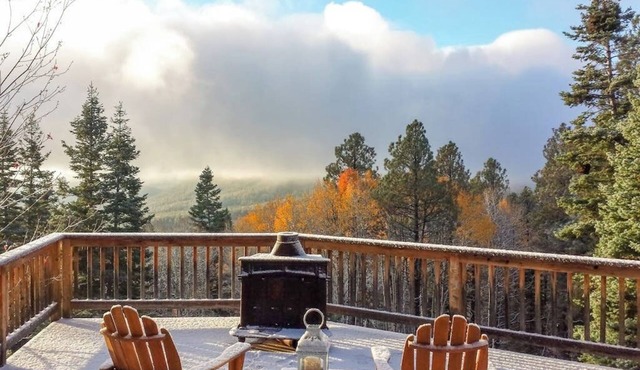 Unplugged dog-friendly getaway with tree-lined views
