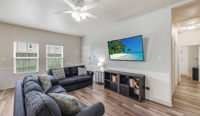 Updated Coastal Duplex | Heated Pool & Walk to the Beach