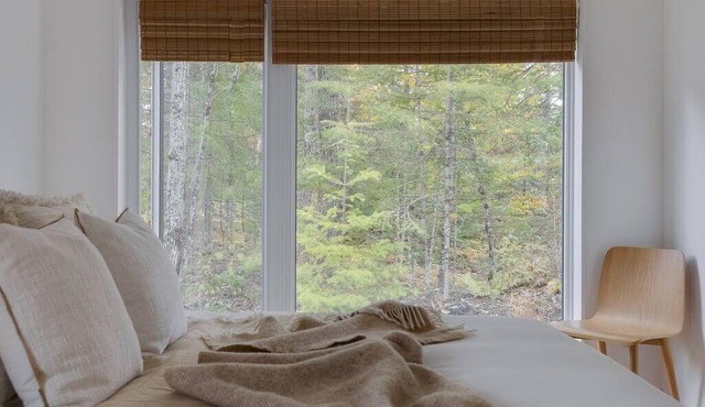 WOLM Cabin a Scandi-inspired glass cabin near Mont Tremblant