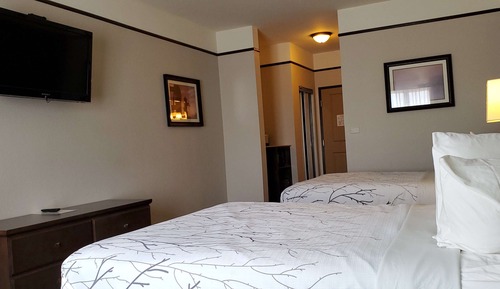 Standard Room, 2 Queen Beds, Non Smoking, Refrigerator & Microwave