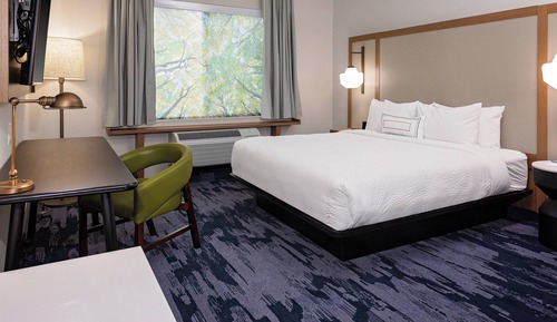 Room, 1 King Bed, Hearing Accessible (Roll-in Shower)