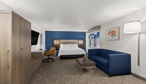 Studio, 1 King Bed with Sofa bed, Kitchen