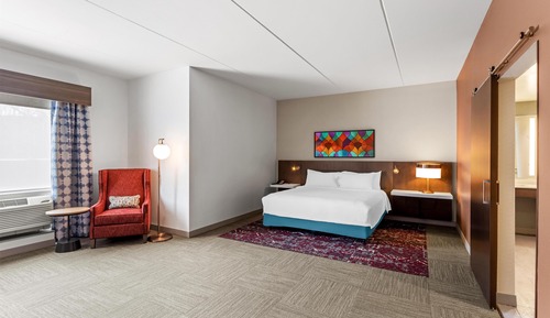 Room, 1 King Bed, Accessible (Mobility & Hearing, 3x3 Shower)