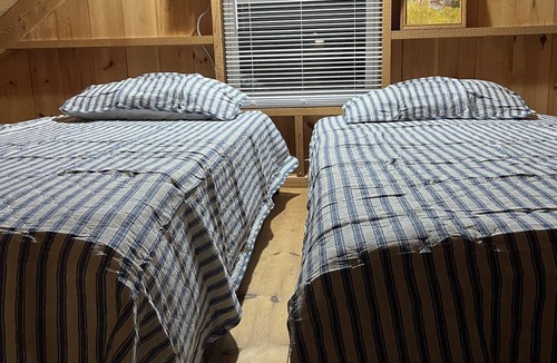 Olamon Cabin | Rustic cabin overlooking beautiful Penobscot River. Great smallmouth fishing!