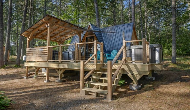 A-Frame Escape with Hot Tub