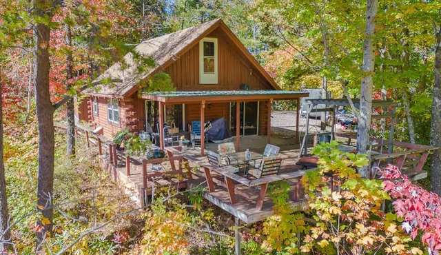 A serene mountain cabin hideaway where cozy comfort meets quiet luxury